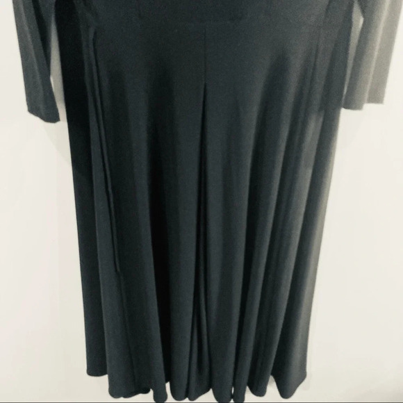 SYMPLI Sz 6 Wrap Dress Full Skirt 3/4 Length Sleeves Made  in Canada - Picture 13 of 15